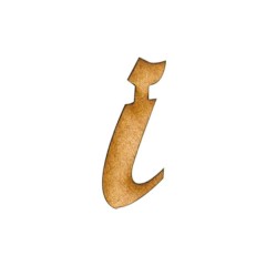 APLIQUE LETRA SCRIPT I - (Minúscula M) 